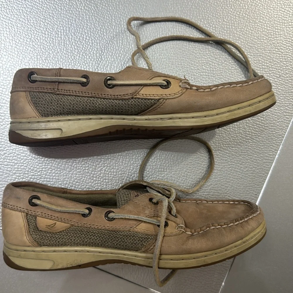 Sperry Women’s Tan Bluefish Boat Shoe.  Sz 6.5